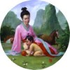 Mother and Child - A Fine Art Painting by Wilson J. Ong